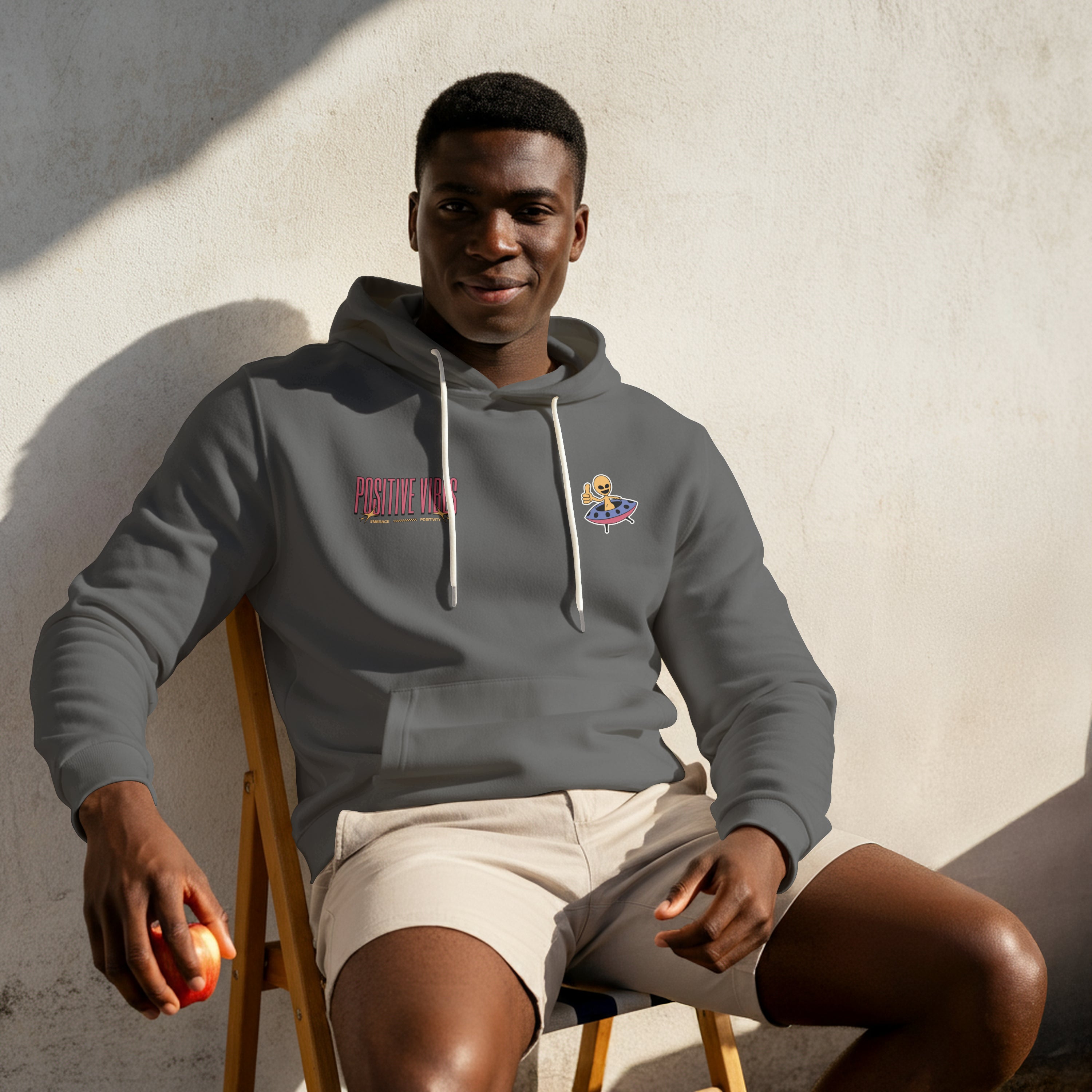 Positive Vibes Oversized Hoodie